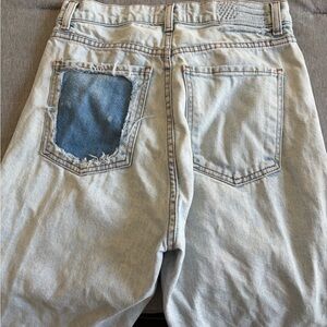 REVICE Light Blue Patched Men Jeans